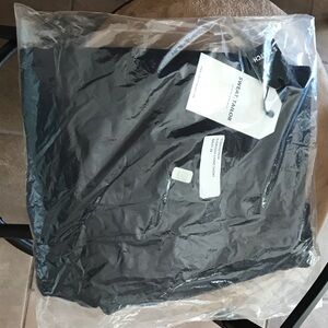 Black Men's Flat Front Shorts